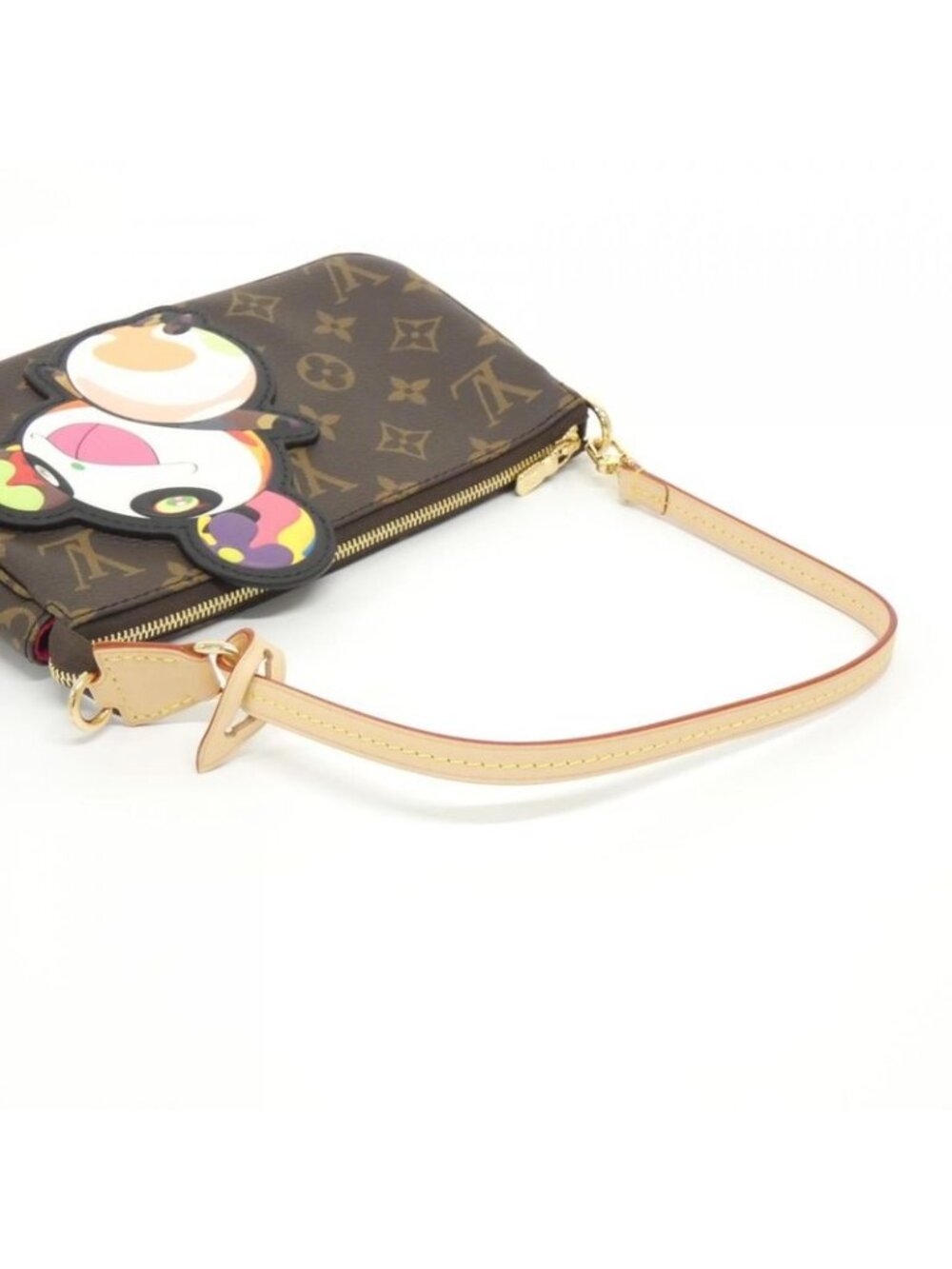 Louis Vuitton Monogram Pochette Pouch Brown Marron - Picture 4 of 6